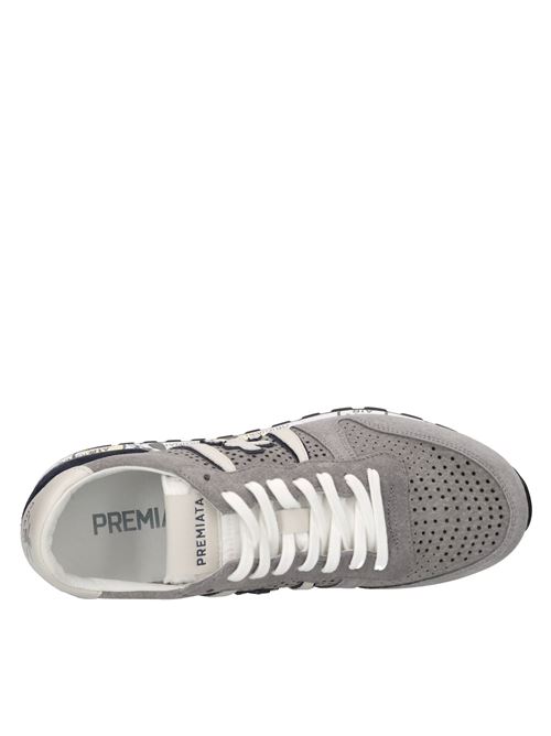 Sneakers in camoscio e tessuto PREMIATA | ERIC VAR 6141GRIGIO-BLU